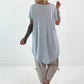 Oversized T-Shirt - hellgrau