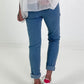 Jeans with heart buttons - blue