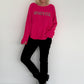 Weicher Pullover Whatever - pink