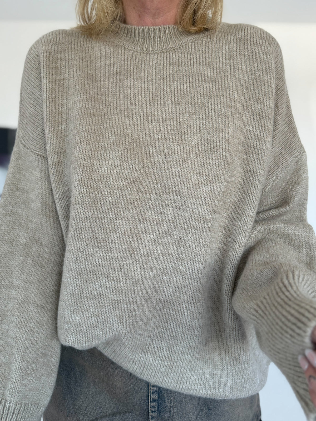 Kuscheliger Pullover  - beige
