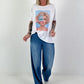 T-shirt Perfume - white-light blue