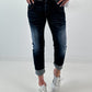 Jeans Hose mit besonderer Waschung  - denim