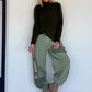 Basic Rollkragenpullover - oliv