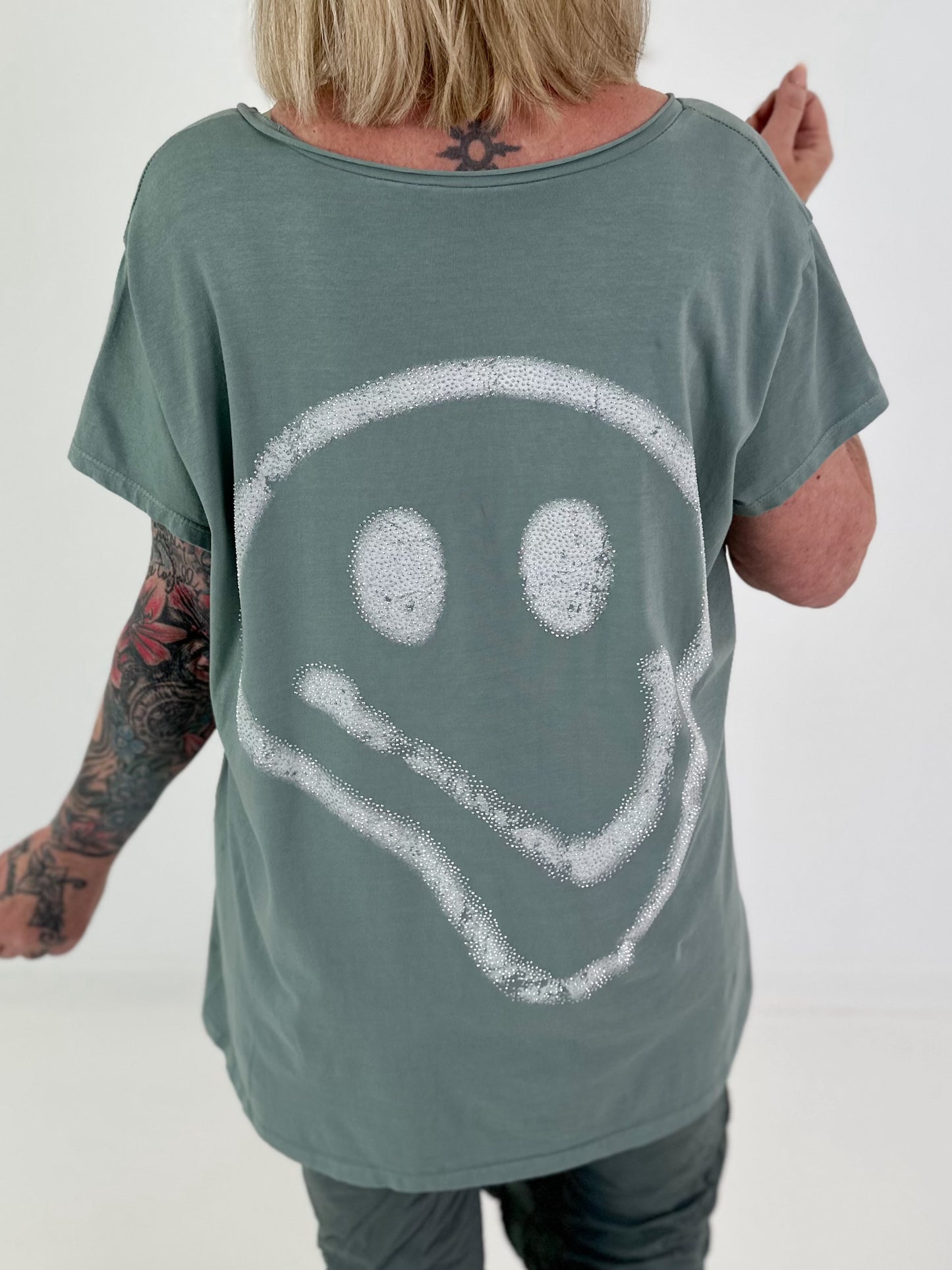 T-shirt Smile - khaki