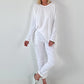 Oversized Shirt stone washed - weiss