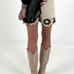 Crochet Shorts - cream-black
