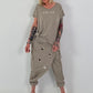 Stylische Hose im Knit-Look - taupe