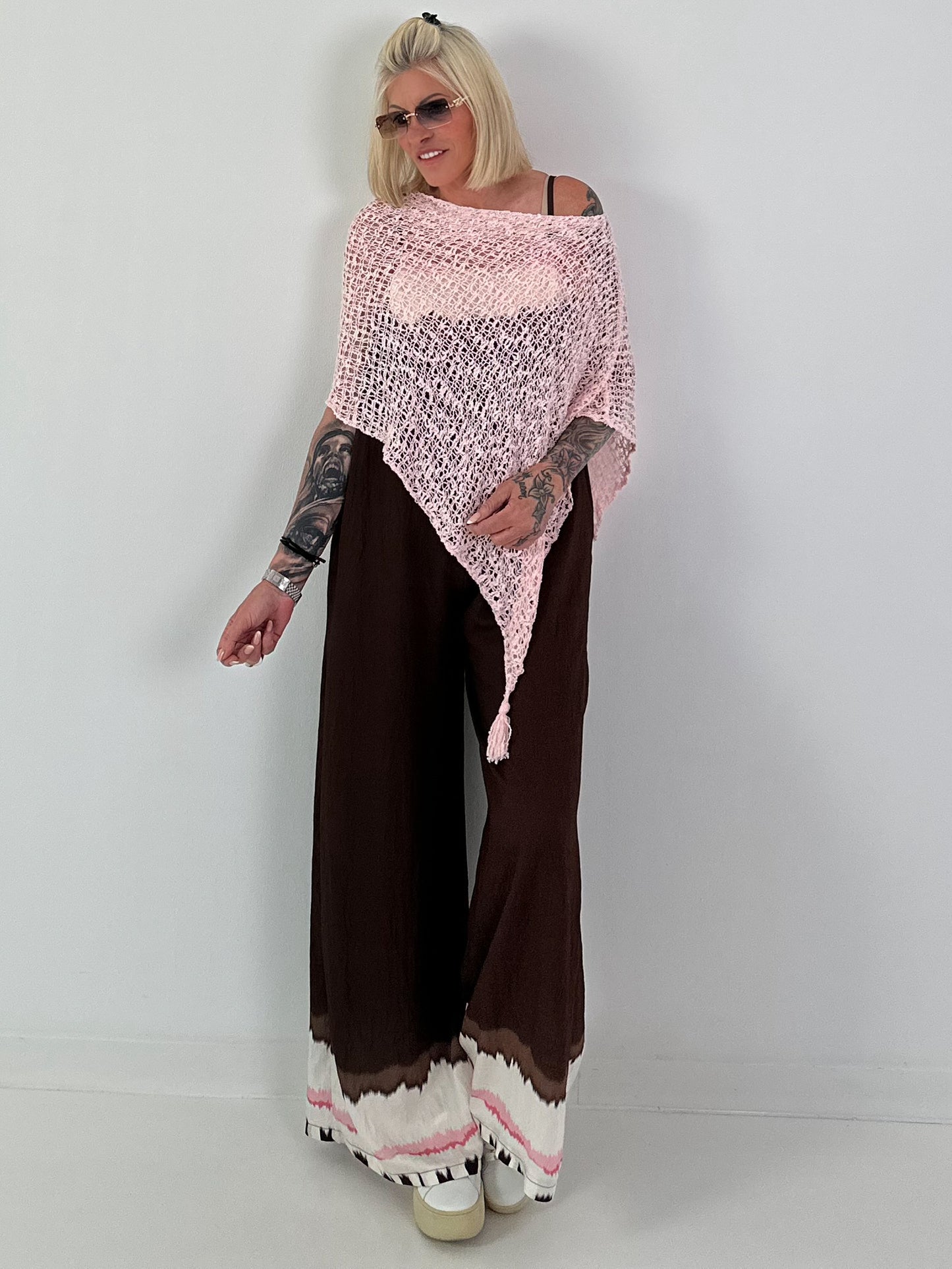 Sommerponcho - rosa
