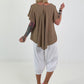 Light Textured T-Shirt - Taupe