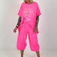 Oversized T-shirt on Tour - neon pink