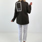 Blazer mit Statement Patch - oliv