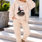 Oversized Sweater Iconic Woman - beige