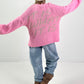 Sweater model "It is what it is" - pink