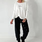 Sweater Cèst la vie - weiss