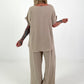 Light two-piece set - beige