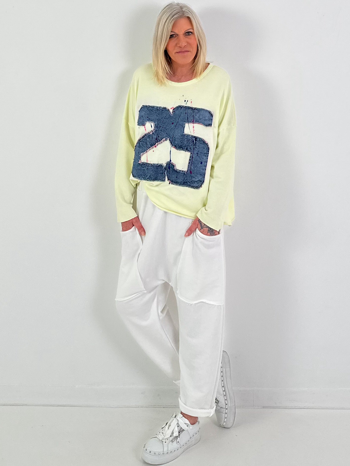 Shirt Modell "25" - pastellgelb