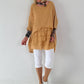 Tunika im Layer-Look - camel