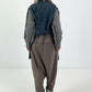 Jeansjacke mit Strickärmeln - denim-grau
