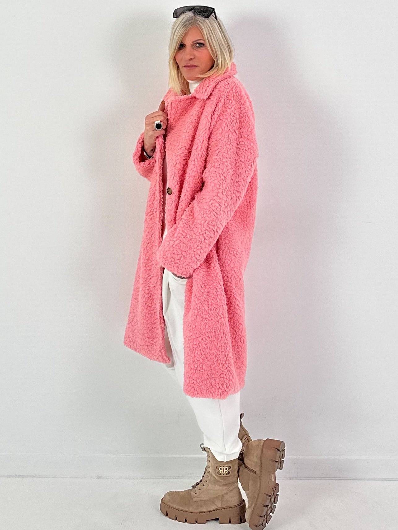 Teddyjas model "Cozy Classics" - roze