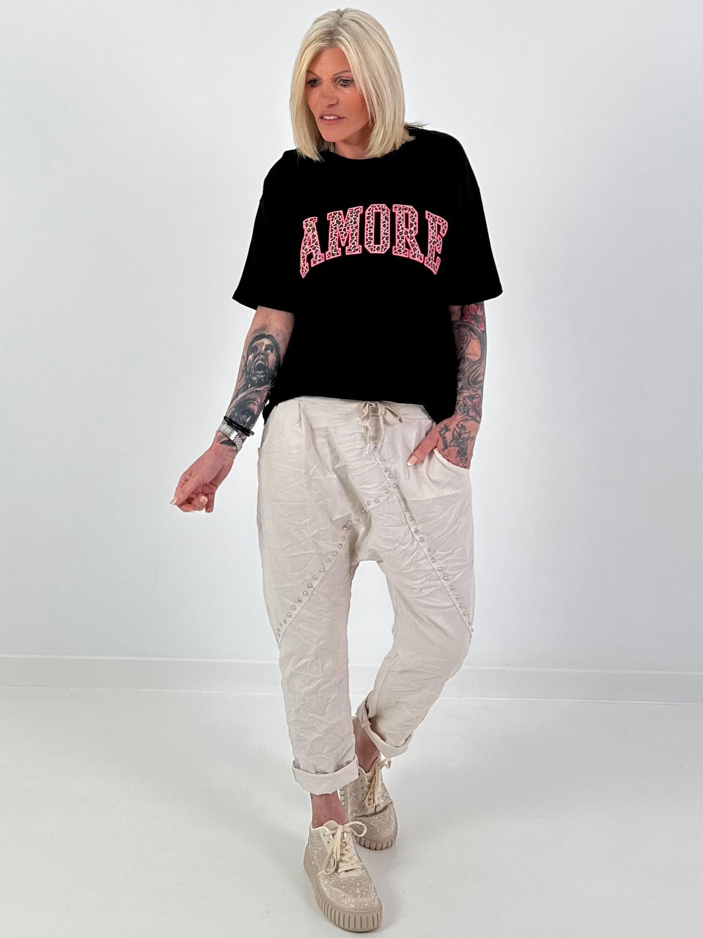 T-Shirt Amore - schwarz