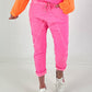 Baggy trousers OK - neon pink