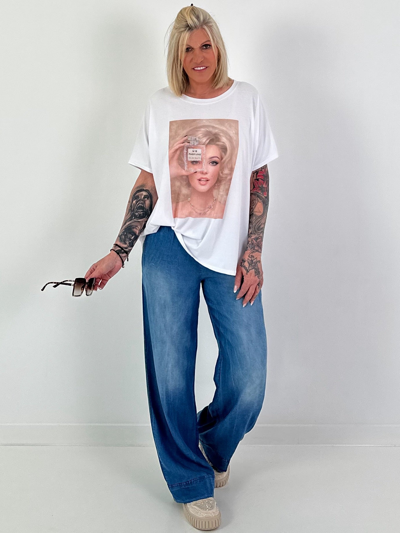 T-Shirt Perfume - white-beige