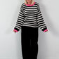 Trui model "Stripe Pop" - zwart en gestreept