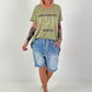 Long T-Shirt Glück - khaki