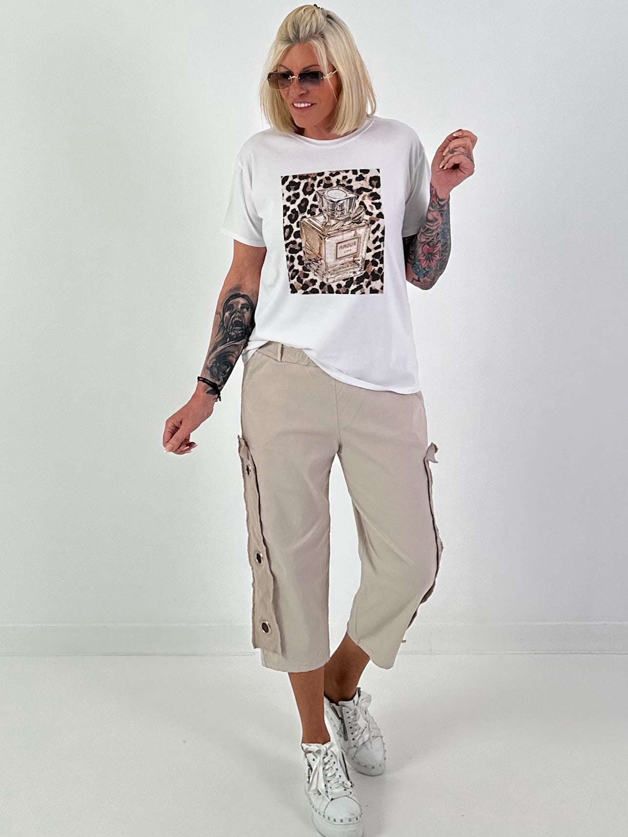 T-Shirt Perfume - white-beige
