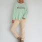 Weicher Pullover Whatever - mint