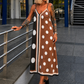 Luftiges Sommerkleid mit Print - schwarz mehrfarbig