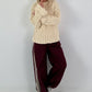 Chunky knit sweater - beige