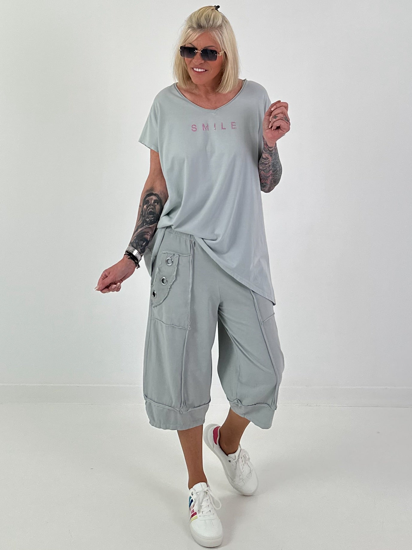 T-shirt Smile - grey