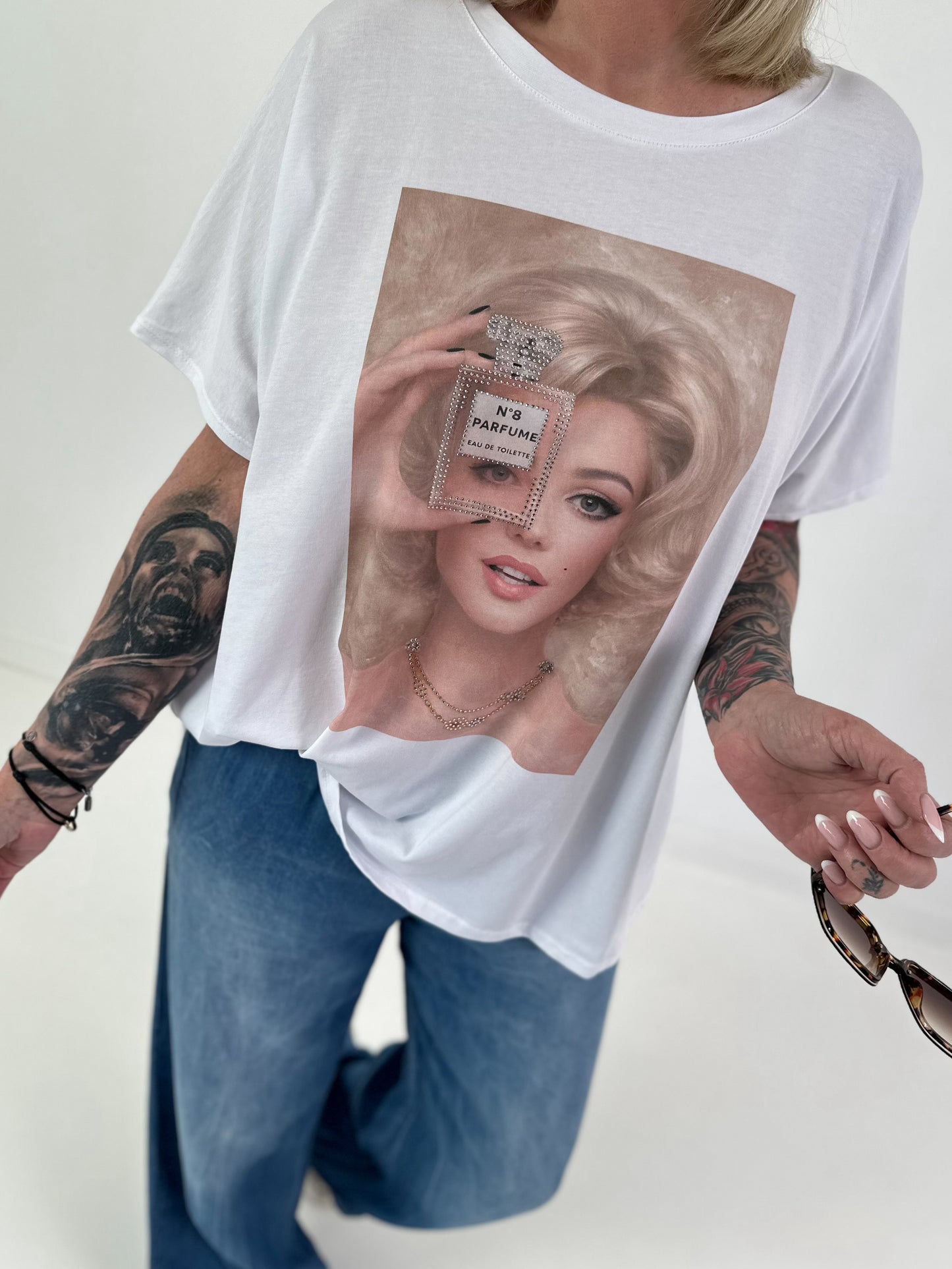 T-Shirt Perfume - white-beige