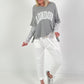Sweater London - grau
