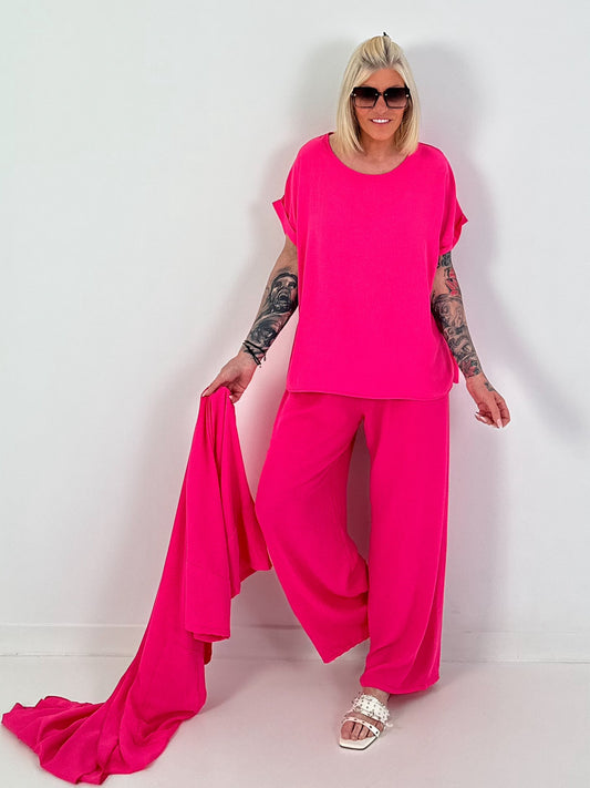 Leichter Zweiteiler - pink