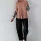 Plissee Top - rose gold