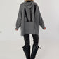 Oversized Hoodie YEAH - grau