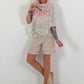Sequin Shirt Soho - silver-pink