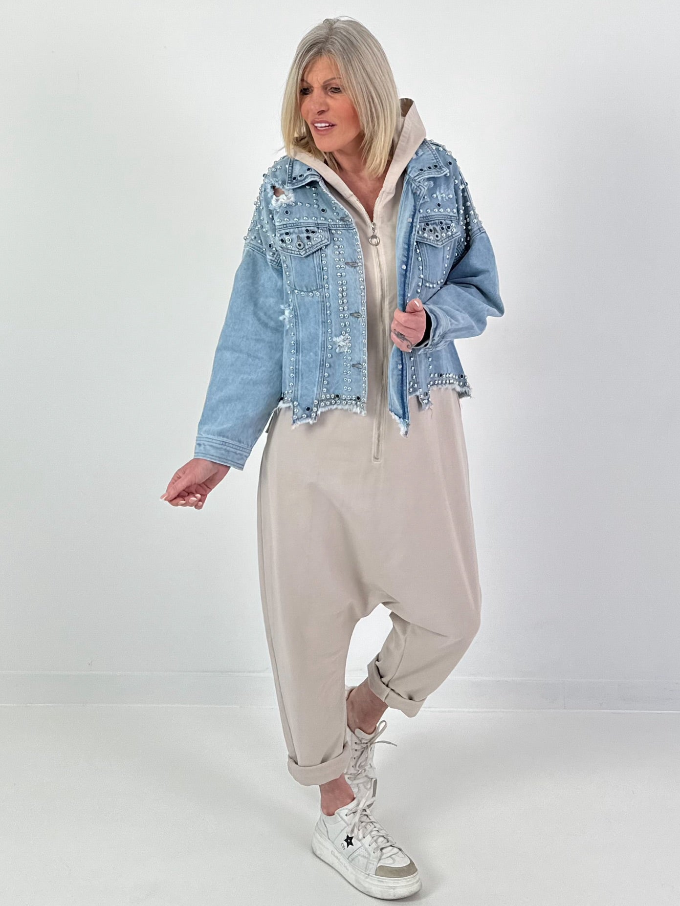 Jumpsuit Peace - beige