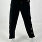 Sweatpants with Eyelets - Black