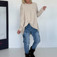 Oversized Shirt Style - beige
