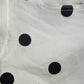 2. Wahl Jeans mit Allover Punkten - weiss-schwarz