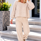 Kuschelig kastiger Pullover - beige