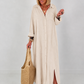 Linen dress - beige
