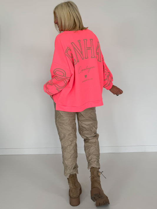 Oversized Sweater Copenhagen - neonpink