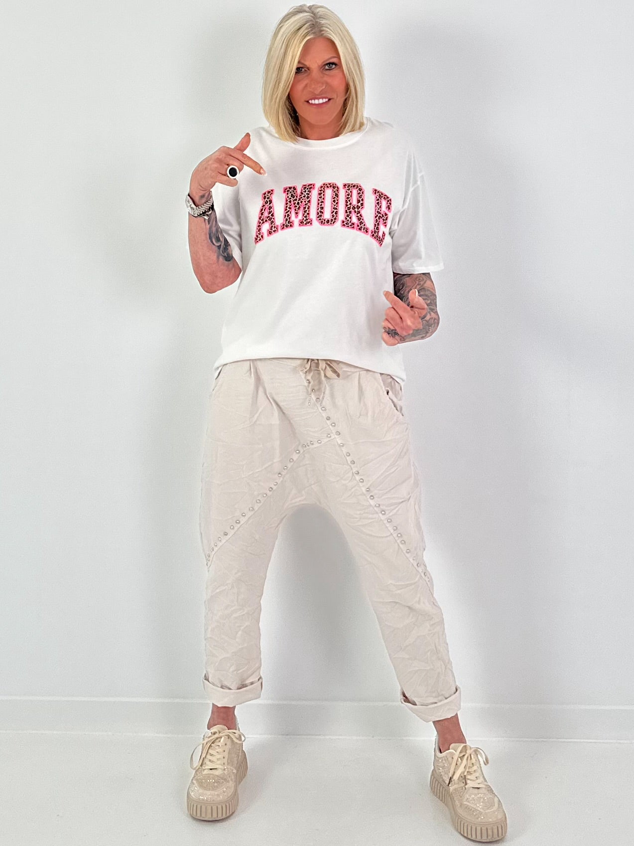 T-Shirt Amore - weiss