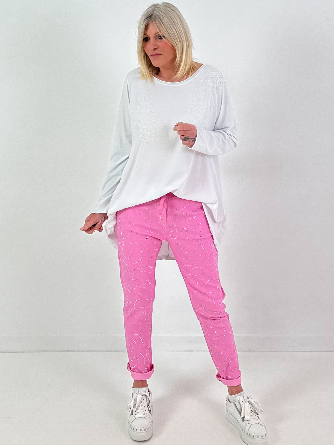 Hose Modell "Crystal Move" - rosa