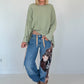 Oversized Shirt stone washed - khaki