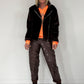 Biker Jacke - mokka